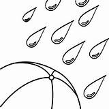 Raindrop Umbrella Coloring Avoiding Lot Under Little Girl Luna Color Snail Broken Clipart sketch template