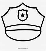 Police Hat Coloring Palangka Tp Logo Raya Pngkey sketch template
