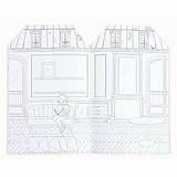 Moulin Roty Parisiennes Sticker Les Coloring Book sketch template