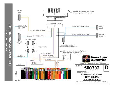 american autowire turn signal switch wiring diagram collection faceitsaloncom