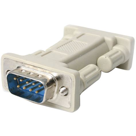 startech db rs serial male  male null modem adapter nmmm