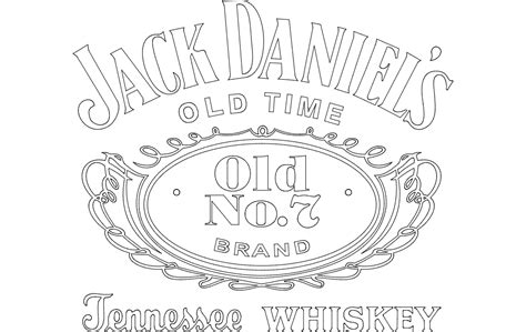 jack daniels vector dxf top dxf downloads files  laser cutting images