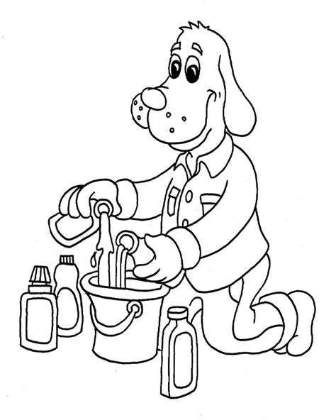 nice  adult coloring pages cleaning  colouring