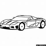 Coloring Koenigsegg Pages Cars Ccxr Online sketch template