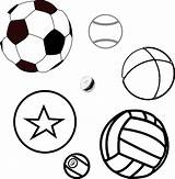 Balls Coloring Colouring Ball Pages Clip Book Clipart Netball Beach Print Clker Courts Search Cliparts Use Again Bar Case Looking sketch template