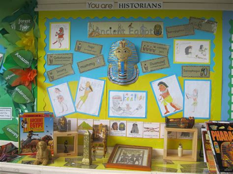 Egyptian Display Art Lessons 2nd Grade Art Classroom Displays