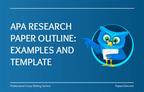 research paper outline examples  template papersowlcom