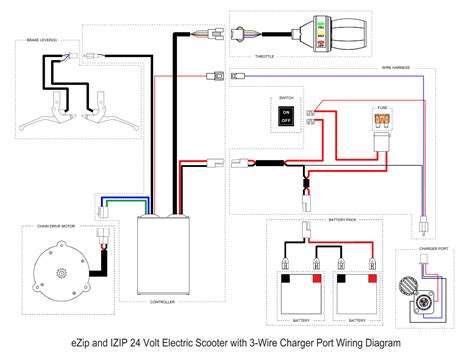 electric scooter throttle wiring diagram ezip  electric scooter wiring diagram needed