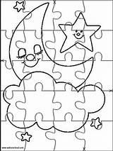 Jigsaw Coloring Pages Puzzle Printable Puzzles Kids Cut Color Saw Print Games Space Getcolorings Activities Crafts Wood Websincloud sketch template
