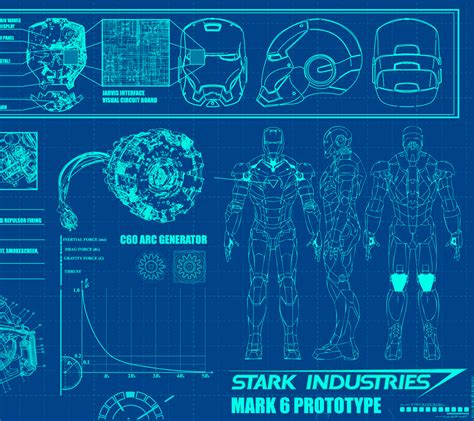 stark industries blueprints