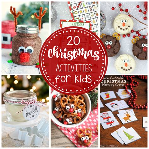 fun christmas activities  kids crazy  projects