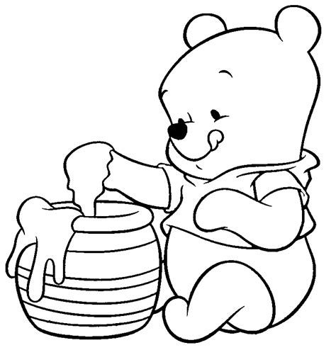 baby winnie  pooh coloring pages coloring home