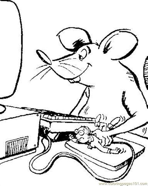 coloring pages  computer mouse  technology computer