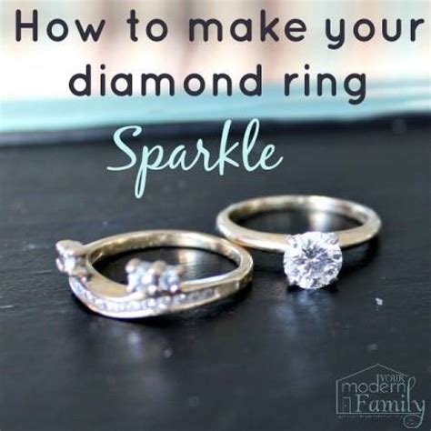 clean  diamond ring  home   sparkle cleaning