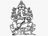 Ganesha Coloring Lord Wallpaper Drawing Colour Wallpapers sketch template