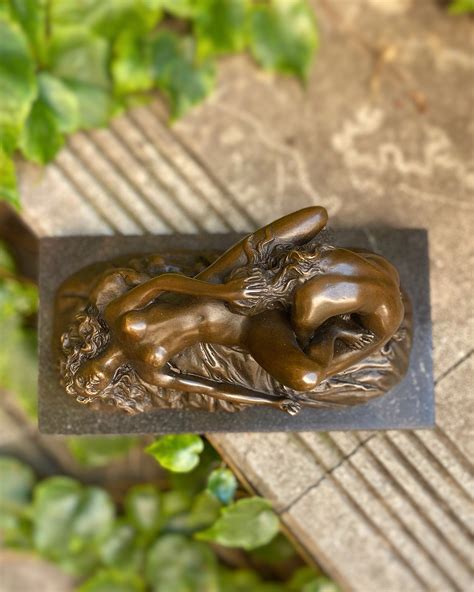 akt erotic bronze sculpture of lesbians lgbt nude art figurine etsy