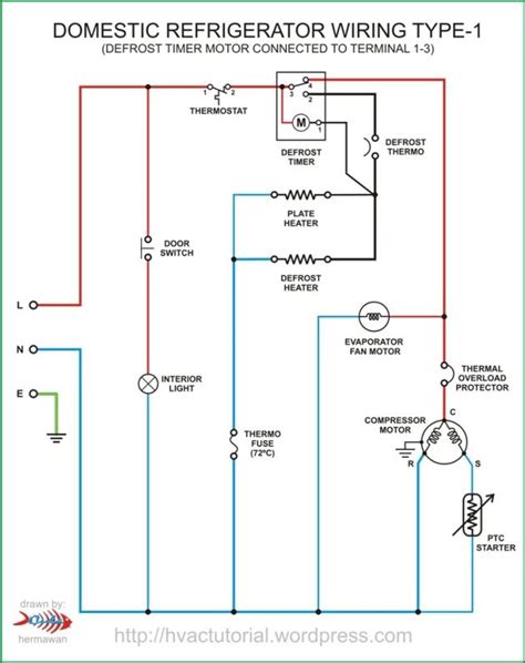 wiring diagram  refrigerator compressor wiring diagram