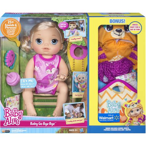 baby alive baby  bye bye blonde haircrawls dolls toy kids gift ebay
