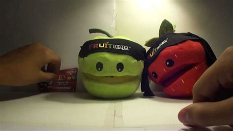fruit ninja plush toy review apple  strawberry youtube