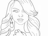 Coloring Beyonce Pages Getcolorings Wonderful sketch template