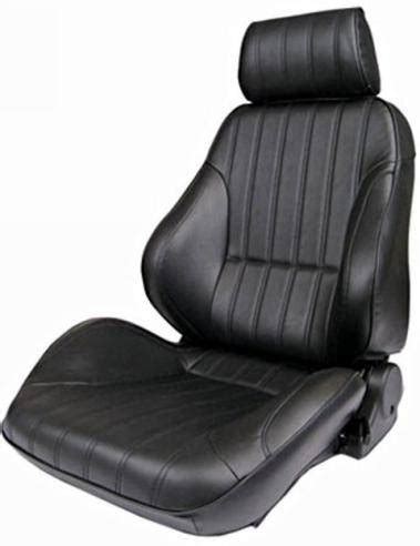 mustang procar rally seats black leather pair  adapters