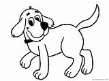 Coloring Clifford Pages Dog Big Red Printable Coloring4free Kids Print sketch template