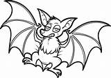 Bat Coloring Pages Cute Color Getcolorings Printable sketch template