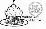 Halal sketch template