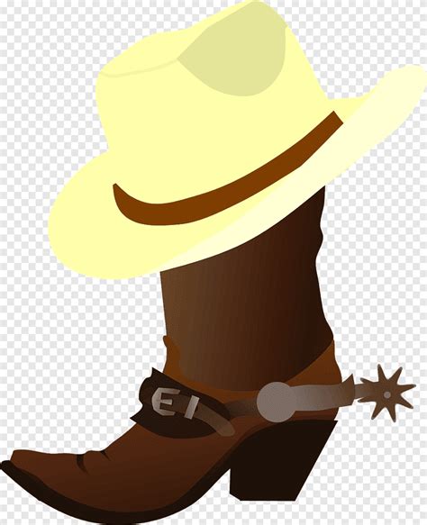 sombrero botas de vaquero bota de vaquero sombrero vaquero png pngegg