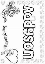Coloring Pages Name Addyson sketch template