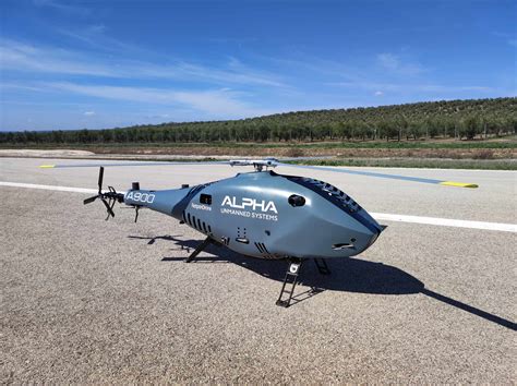 alpha  helicopter uav stanag compliant  maritime isr missions  border control