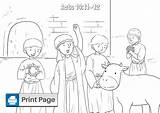 Barnabas Paul Coloring Pages Sheet Kids Printable Man Healed Began Jumped Called Walk Stand Feet sketch template