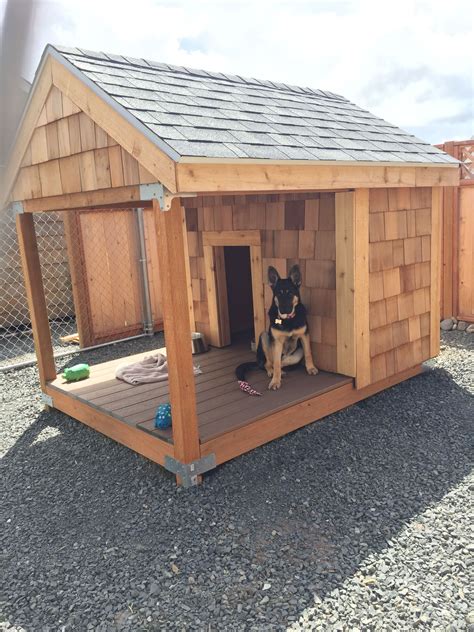 pin  tonya wilson  dog stuff dog house diy outdoor dog house dog house  porch