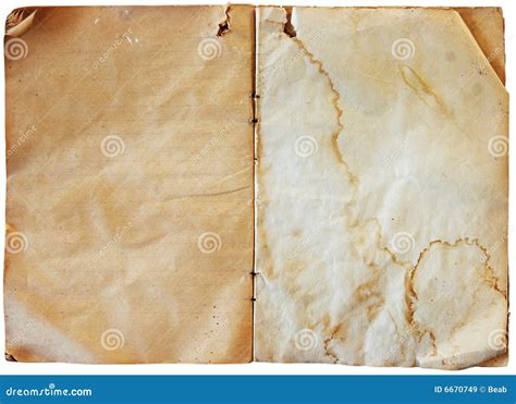 vintage blank pages stock image image  antique notebook