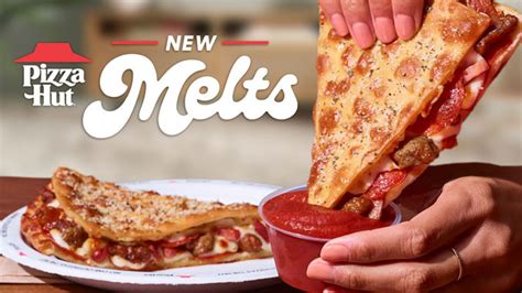 pizza hut introduces  melts chew boom