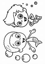Coloring Pages Bubble Guppies Gil Goby Momjunction Mermaid Print Printable Parentune sketch template