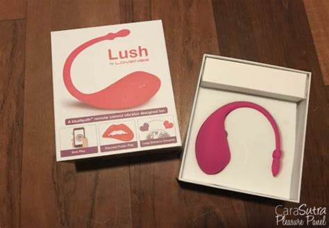 lovense lush bluetooth controlled rechargeable vibrator review