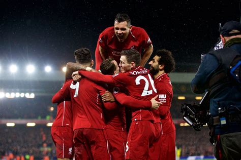 liverpool players reacted    win  manchester united