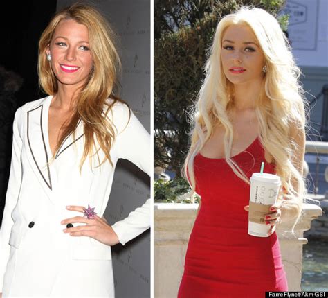 celebrity doppelgangers a made over courtney stodden resembles blake