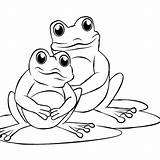 Coloring Pages Frogs Frog Kids Print Colorear Ranas Para sketch template