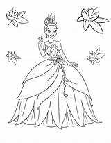 Tiana Gown категории sketch template