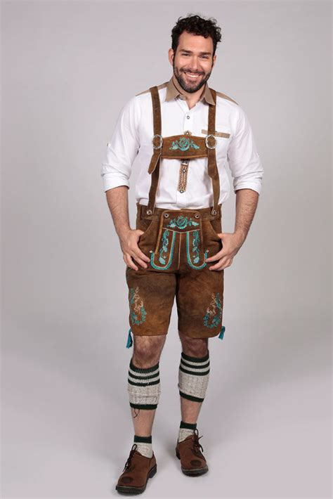 traditional german lederhosen brown rose lederhosen store