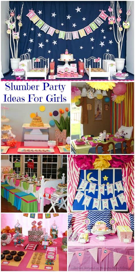 slumber party ideas for girls collection moms and munchkins