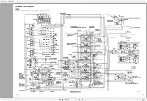 komatsu hydraulic excavator pclc  hydraulic electric circuit diagrams