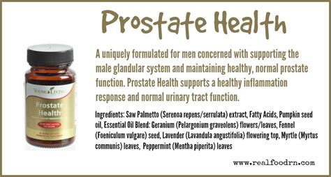 Prostate Health Real Food Rn