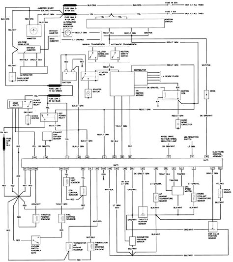wiring diagram   ford bronco ii
