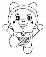 Doraemon Dorami Mewarnai Sorella Doraimon Stampare Minore Coloradisegni Doremon Kolorowanki Sketsa Hitam Kartun Eccezionale Adiknya Temonggo Missionary Hi sketch template