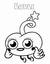 Coloring Moshi Monster Monsters Pages Cute Luvli Printable Cliparts Kids Picturs Clipart Library Print Hm Popular Favorites Add sketch template