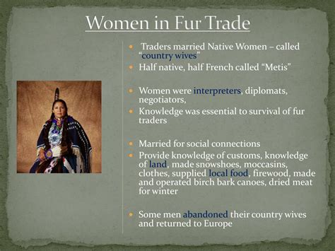 Ppt The Fur Trade Powerpoint Presentation Free Download Id 2458444