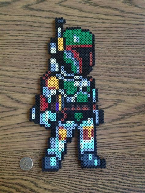 friend used to run the boba fett fan site hope he likes his t fuse beads perler beads